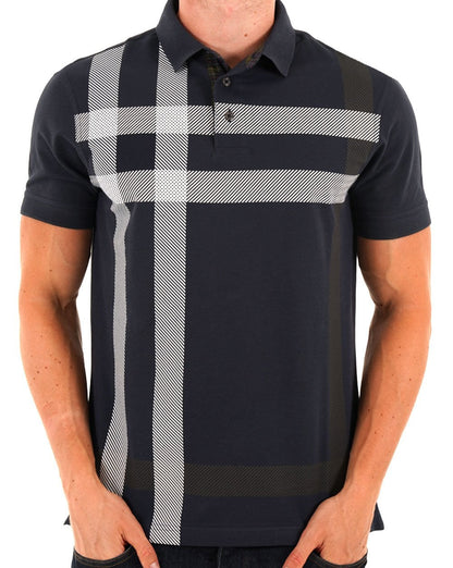 Barbour Blaine Polo Navy/White