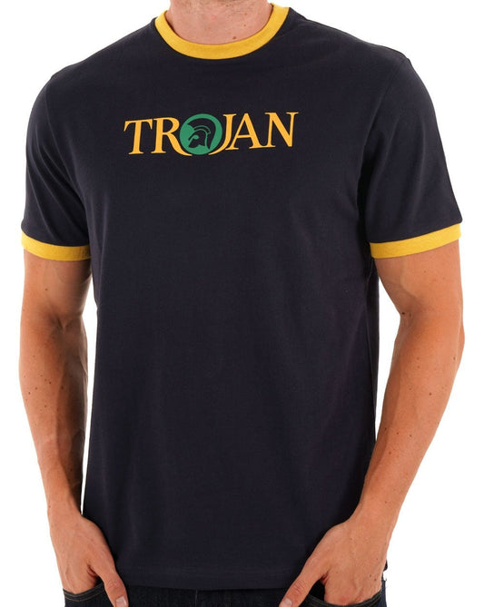 Trojan Helmet Logo T-shirt Navy