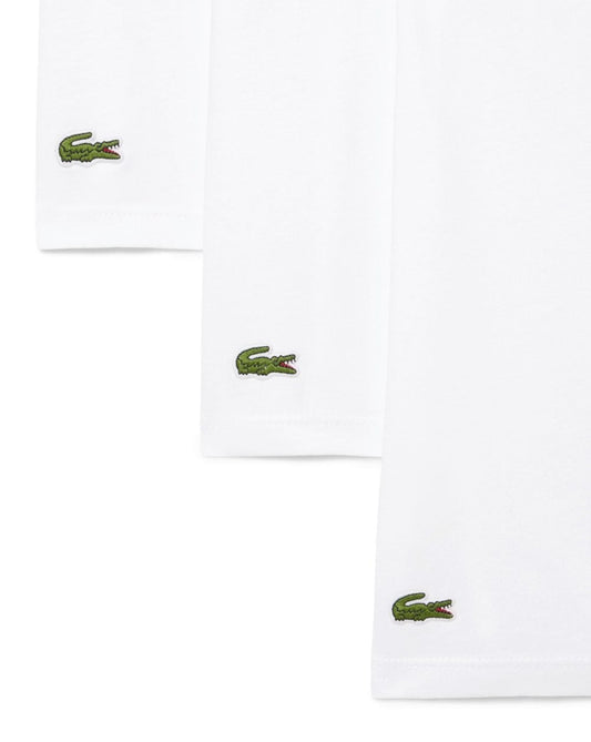 Lacoste Triple Pack Lounge Tees White