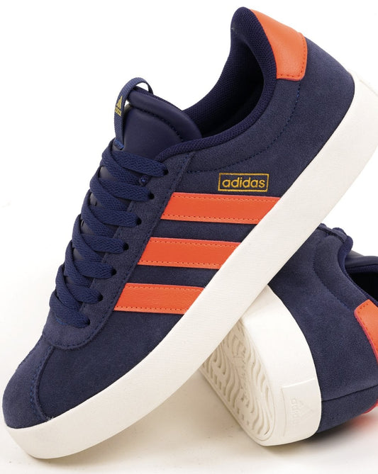 Adidas Adidas VL Court Trainers Dark Blue - Orange