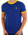 Sergio Tacchini Retro T Shirt Royal Blue/Yellow