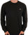 Lacoste Long Sleeve Cotton T Shirt Black