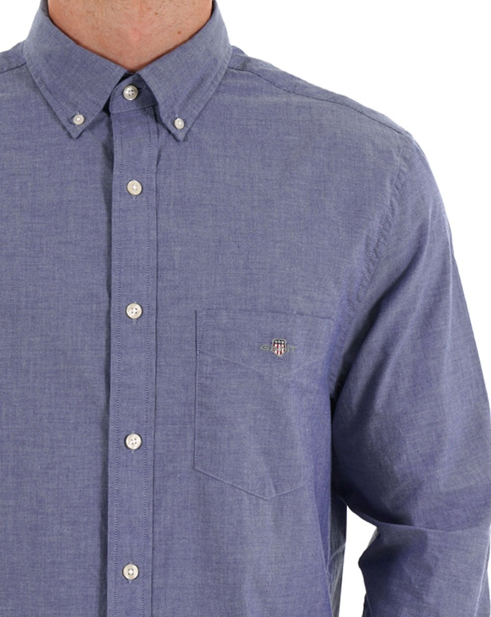 Gant Poplin Shirt College Blue