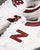 New Balance 480 Trainers White/Beige/Dark Red