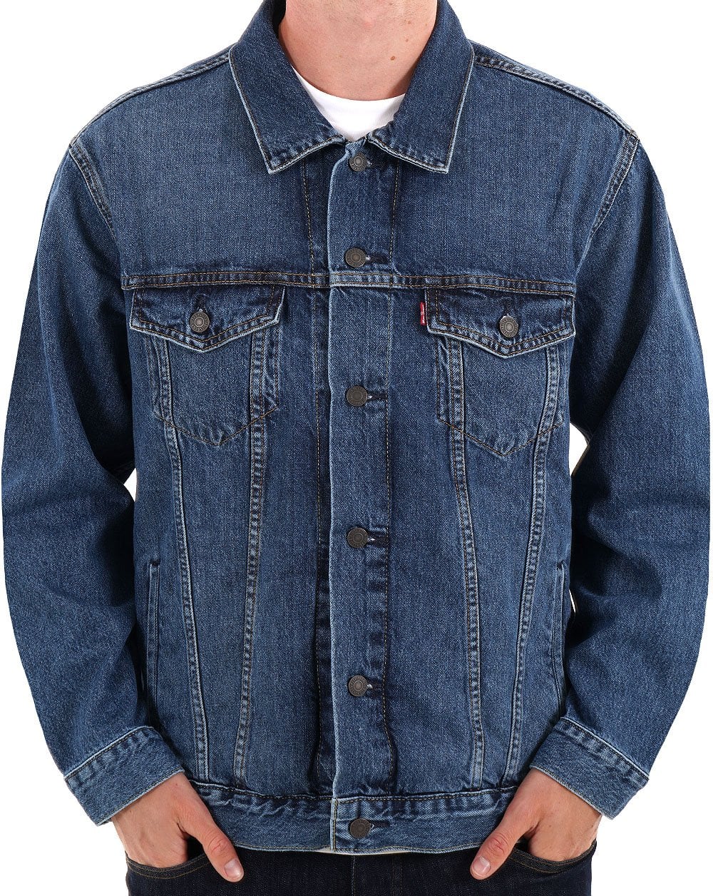 Levi's Relaxed Fit Trucker Jacket Medium Indigo