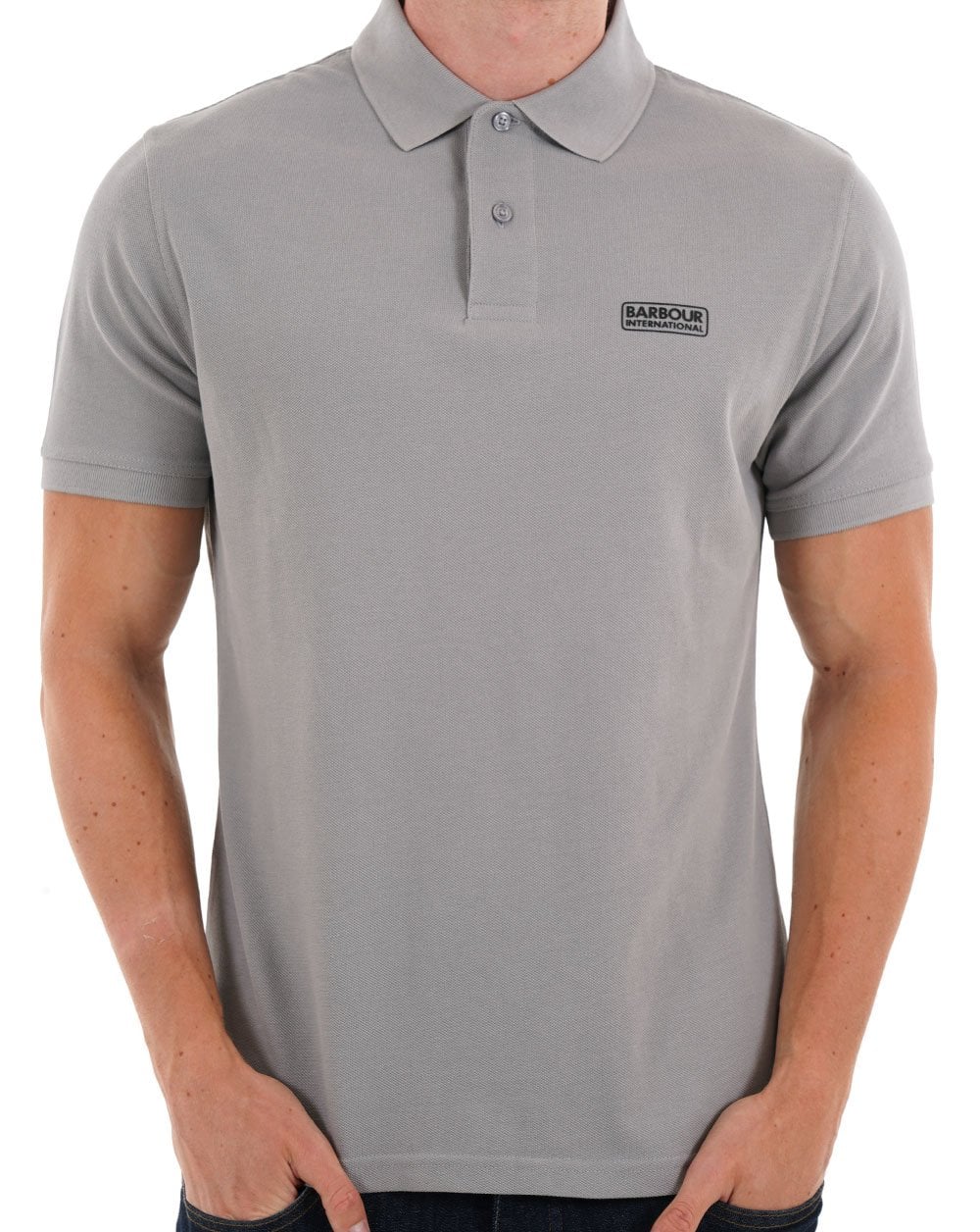 Barbour International Essential Polo Ultimate Grey