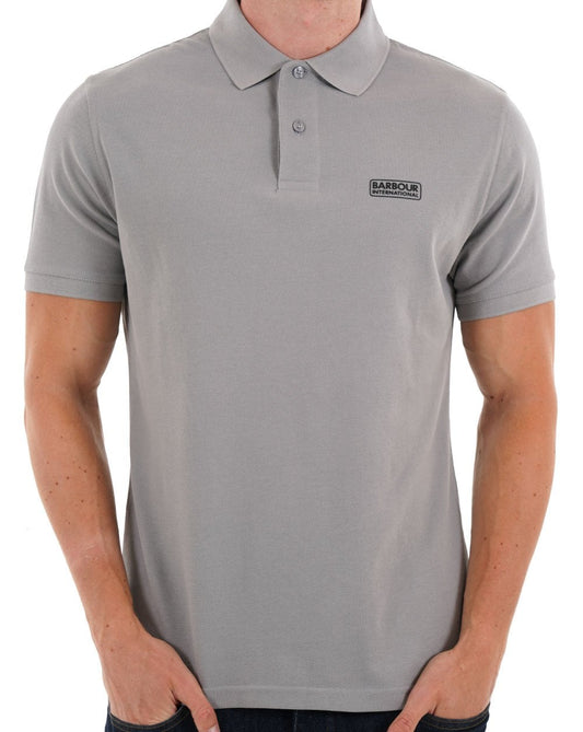 Barbour International Essential Polo Ultimate Grey