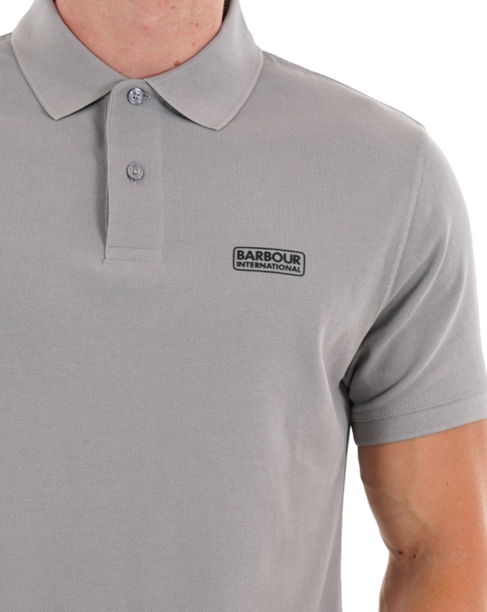 Barbour International Essential Polo Ultimate Grey
