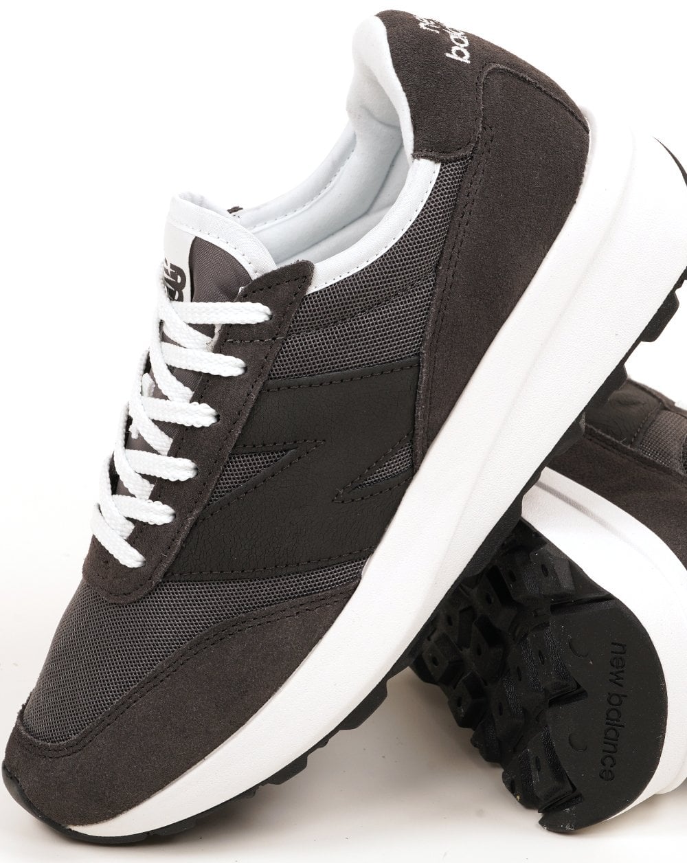 New Balance 370 Trainers Black Cement