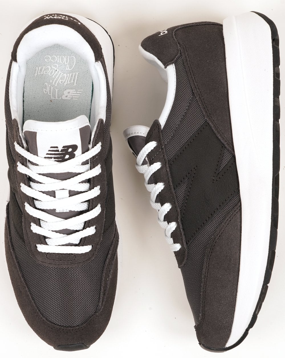 New Balance 370 Trainers Black Cement