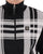 Trojan Oversized Print Check Track Top Black