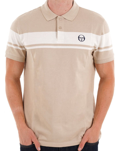 Sergio Tacchini Young Line Polo Shirt Stone/Gardenia