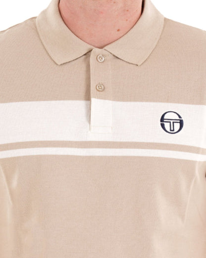 Sergio Tacchini Young Line Polo Shirt Stone/Gardenia