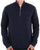Tommy Jeans Lightweight 1/4 Knit Dark Navy
