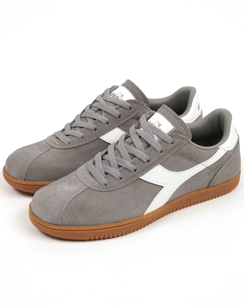 Diadora Tokyo Trainers Grey Limestone/White