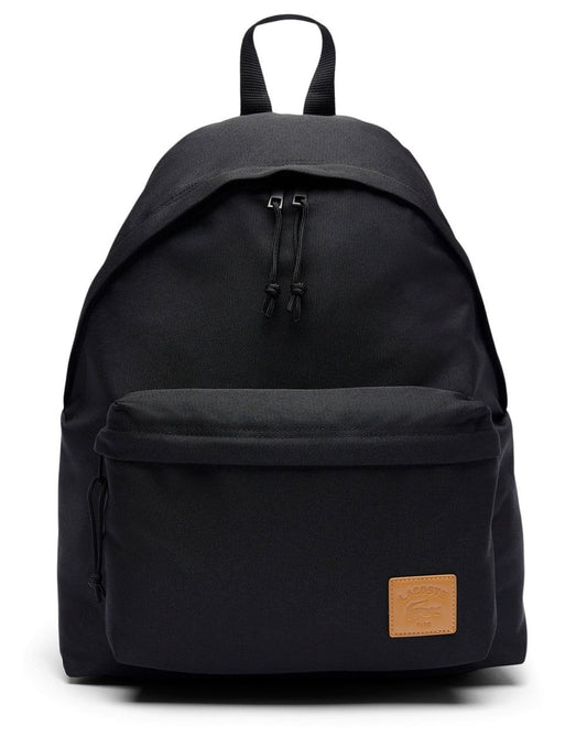 Lacoste Croc Patch Backpack Black