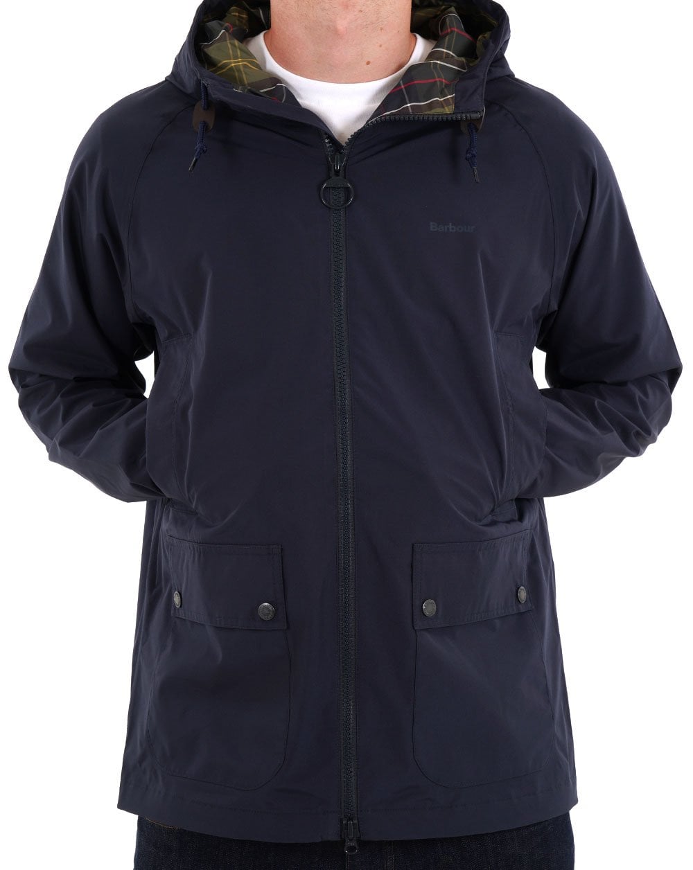 Barbour Domus Waterproof Jacket Navy