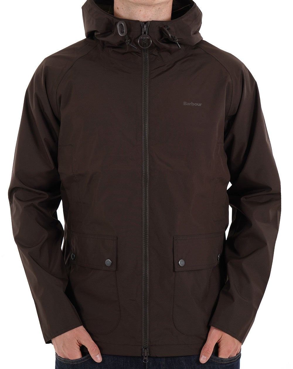 Barbour Domus Waterproof Jacket Black Oak