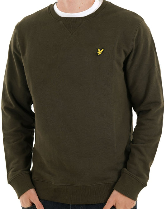 Lyle & Scott Crew Neck Sweatshirt Olive
