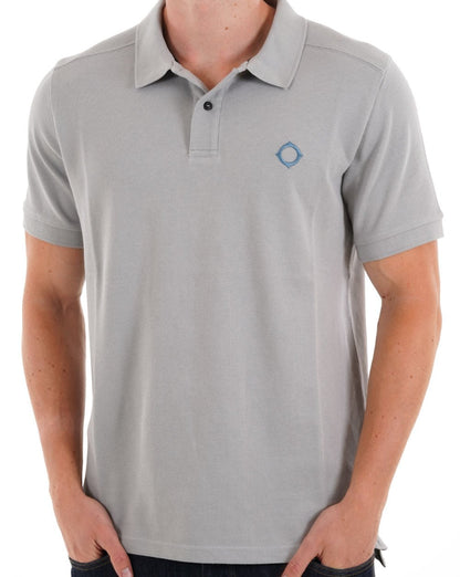 MA.STRUM Pique Polo Battleship Grey