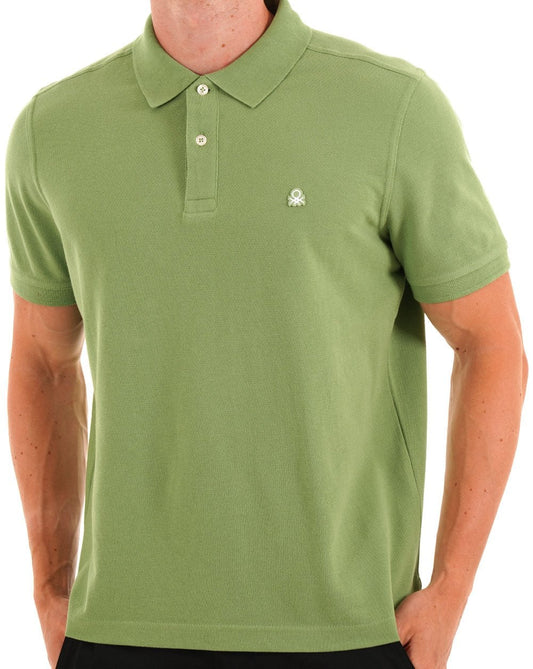 Benetton Polo Shirt Soft Green
