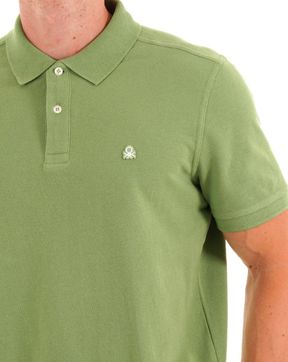 Benetton Polo Shirt Soft Green