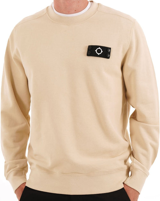 MA.STRUM Neo Crew Sweatshirt Burnt Cream