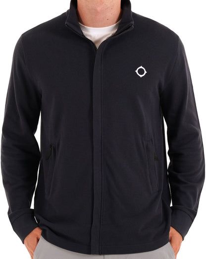 MA.STRUM Pique Full Zip Top Ink Navy