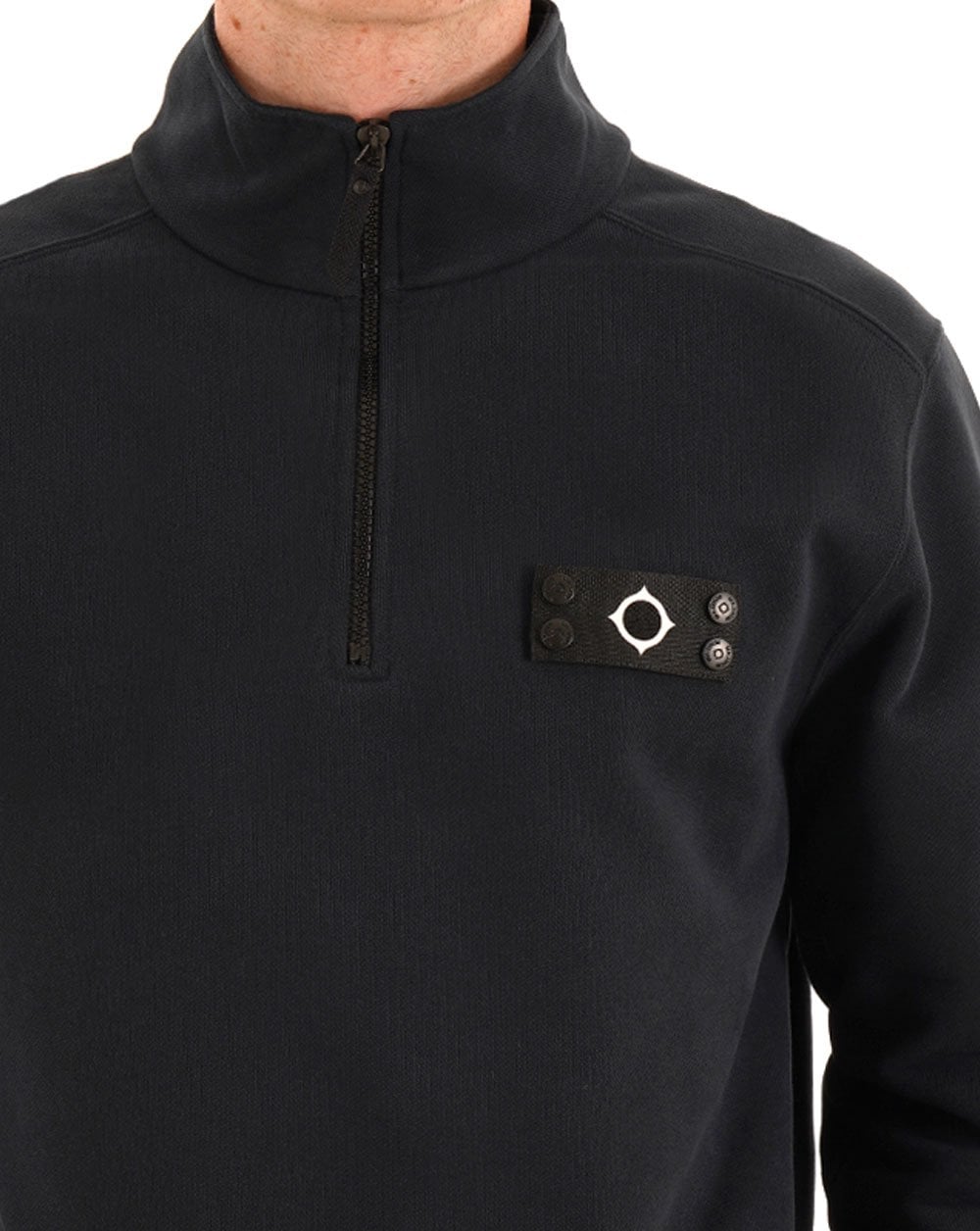 MA.STRUM Neo Quarter Zip Sweat Ink Navy