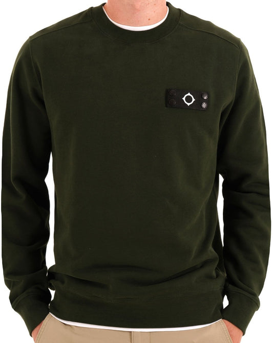 MA.STRUM Neo Crew Sweatshirt Dark Green