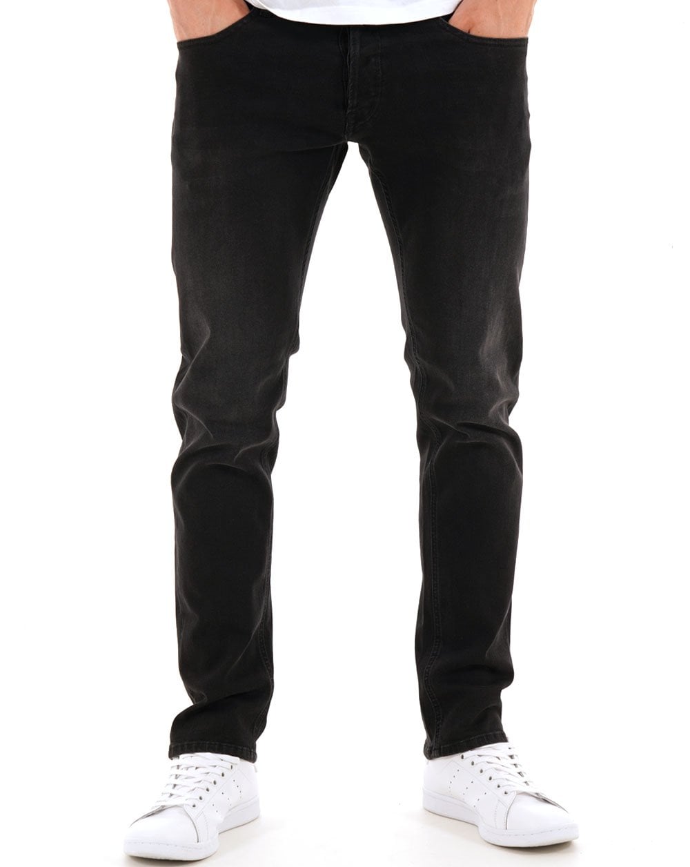 Replay Grover Straight Fit Jeans Dark Grey