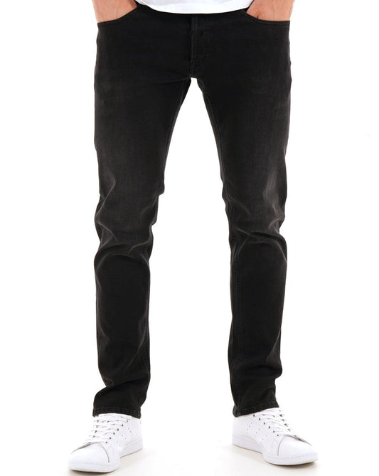 Replay Grover Straight Fit Jeans Dark Grey