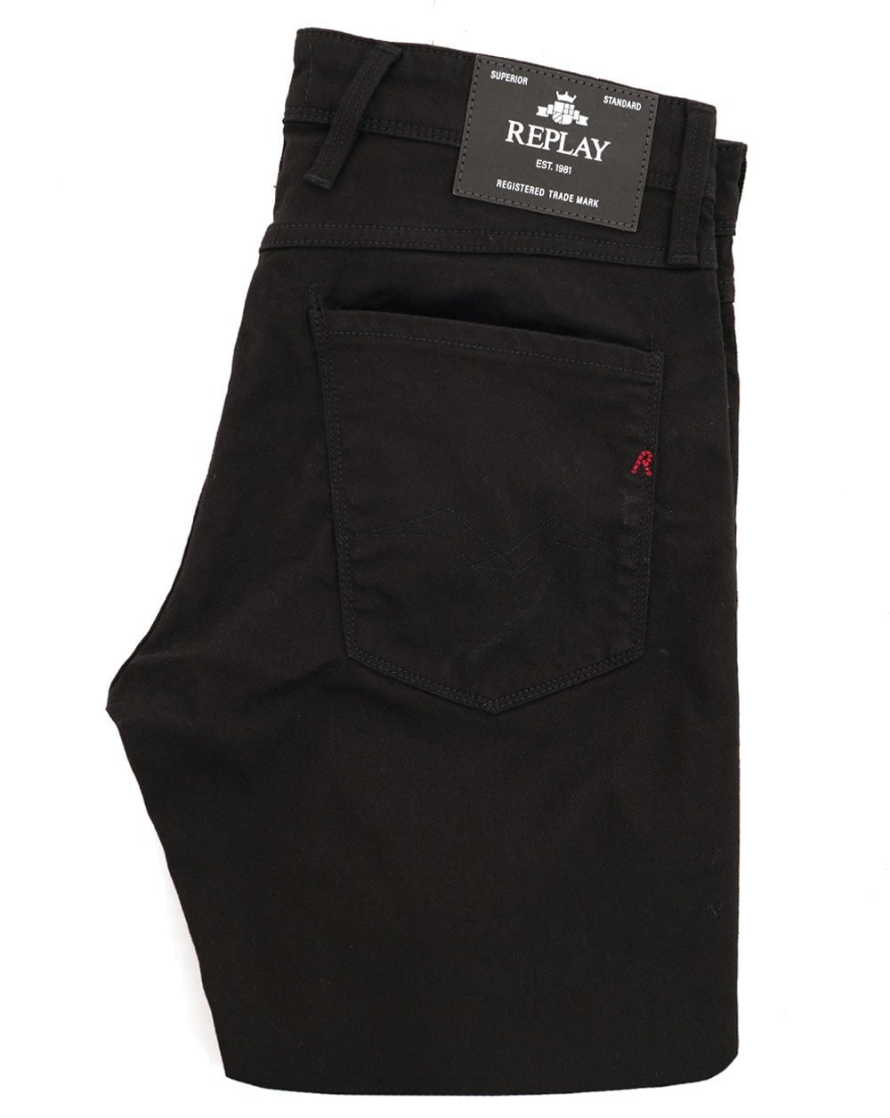 Replay Anbass Slim Fit Jeans Black