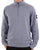 Weekend Offender Kraviz 1/4 Zip Sweat Blue Shadow