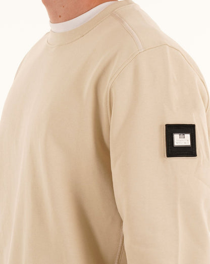 Weekend Offender Thunder Crew Sweatshirt Stone
