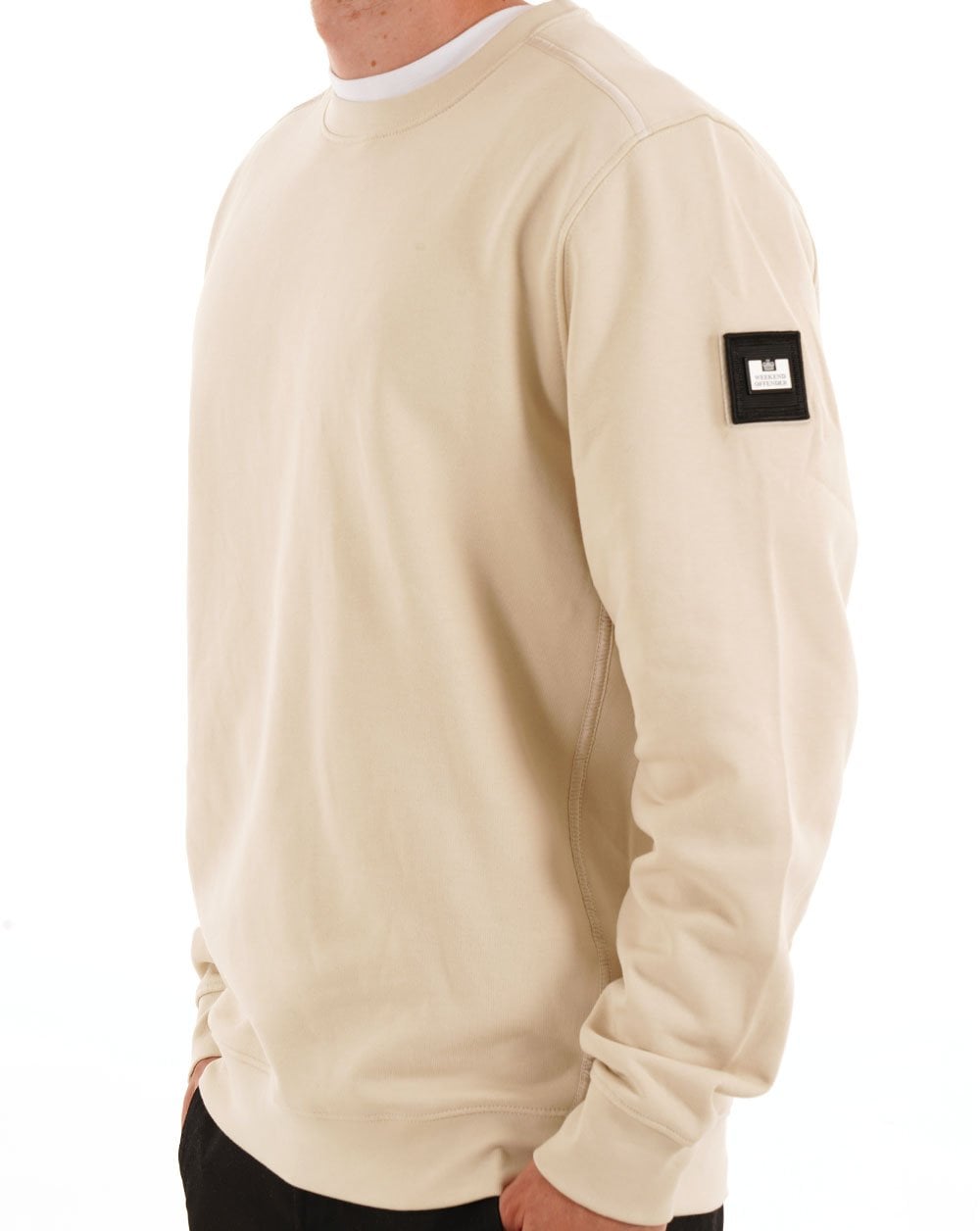 Weekend Offender Thunder Crew Sweatshirt Stone