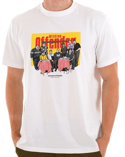 Weekend Offender Satriale's T Shirt White