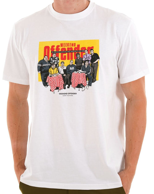 Weekend Offender Satriale's T Shirt White