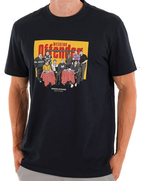 Weekend Offender Satriale's T Shirt Navy