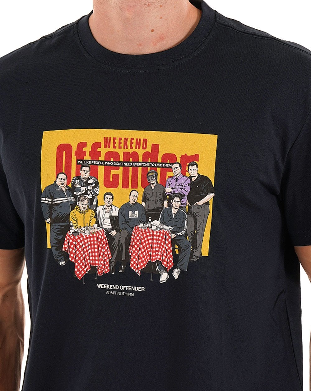 Weekend Offender Satriale's T Shirt Navy