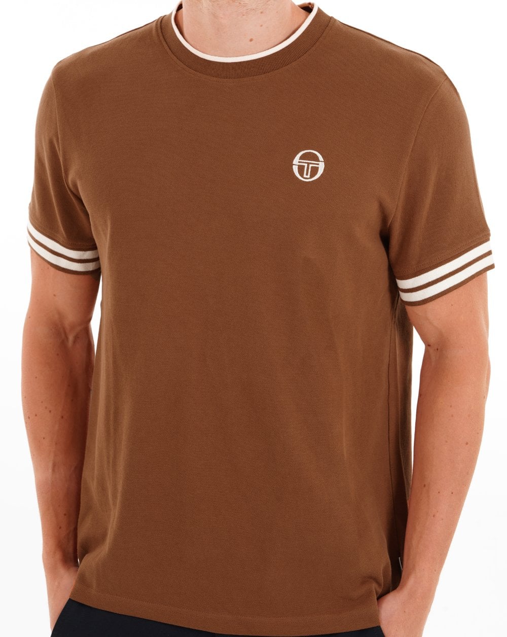 Sergio Tacchini Iceberg Pique T Shirt Mocha