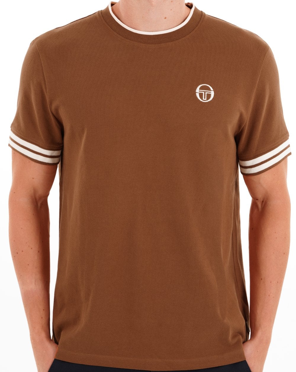 Sergio Tacchini Iceberg Pique T Shirt Mocha