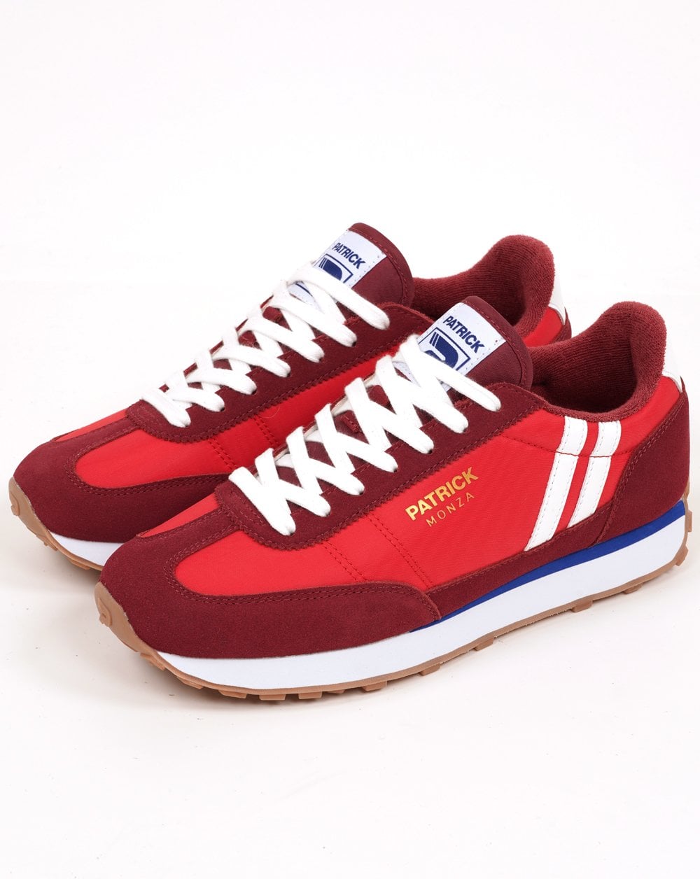 Patrick Monza Trainers DK Red / White
