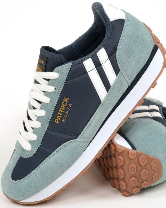 Patrick Monza Trainers Contrast Blue / White