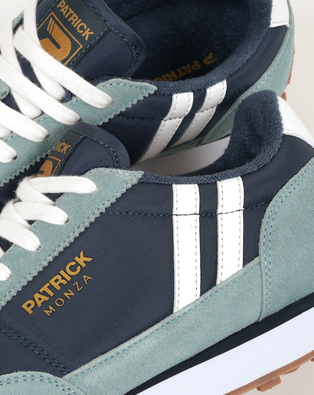Patrick Monza Trainers Contrast Blue / White