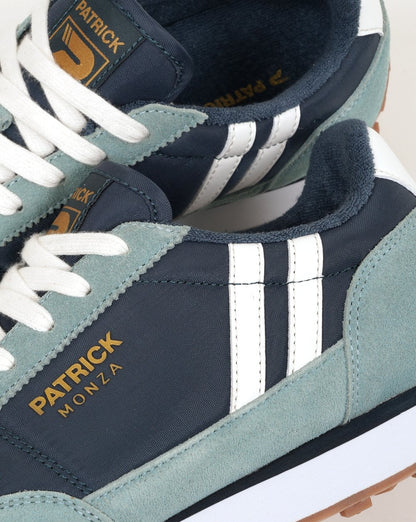 Patrick Monza Trainers Contrast Blue / White