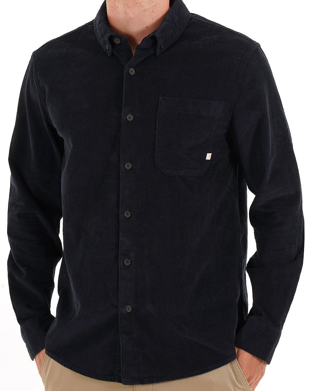 Farah Spencer Corduroy Shirt True Navy