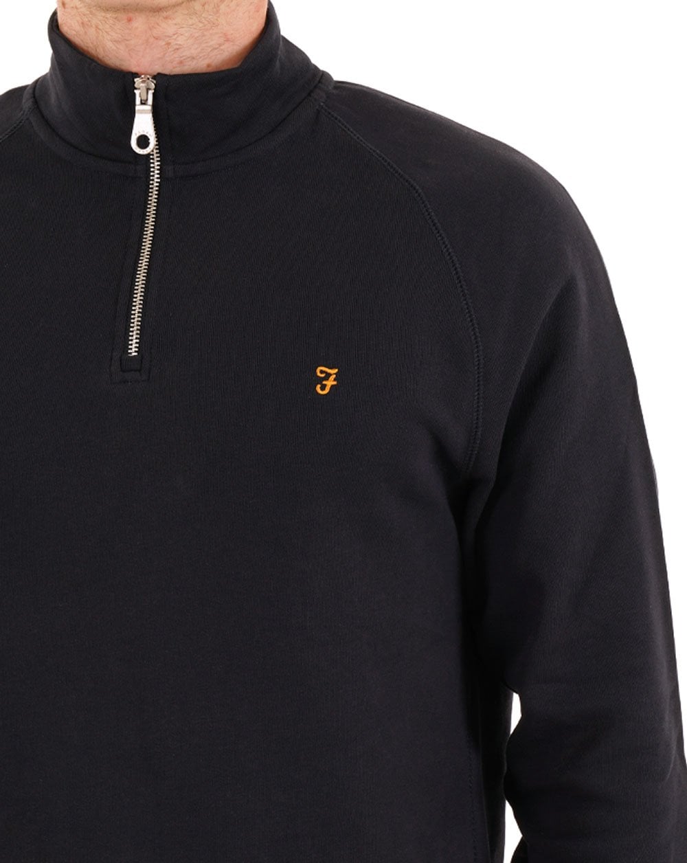 Farah Jim 1/4 Zip Sweat True Navy