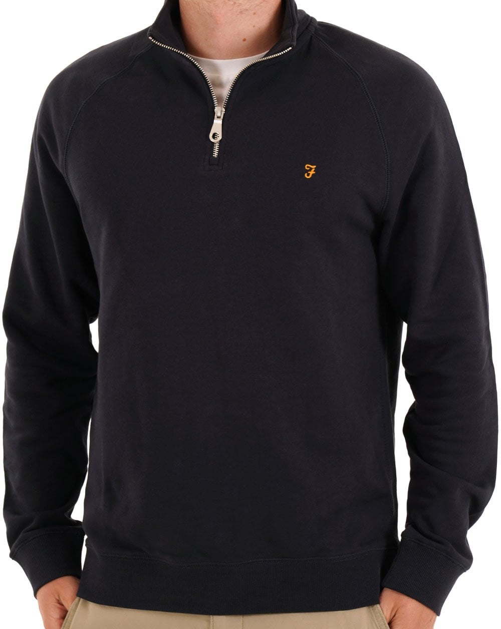 Farah Jim 1/4 Zip Sweat True Navy