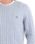 Gant Cable Knit Jumper Ice Blue Melange